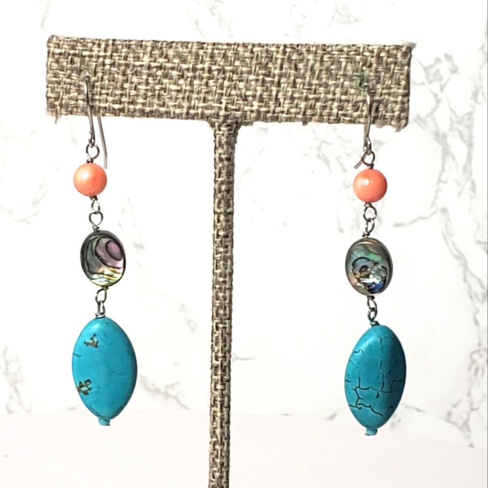SOUTHWESTERN STYLE Dangling French Hook Earrings